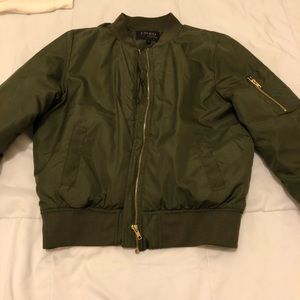 3 for $10 Green bomber jacket